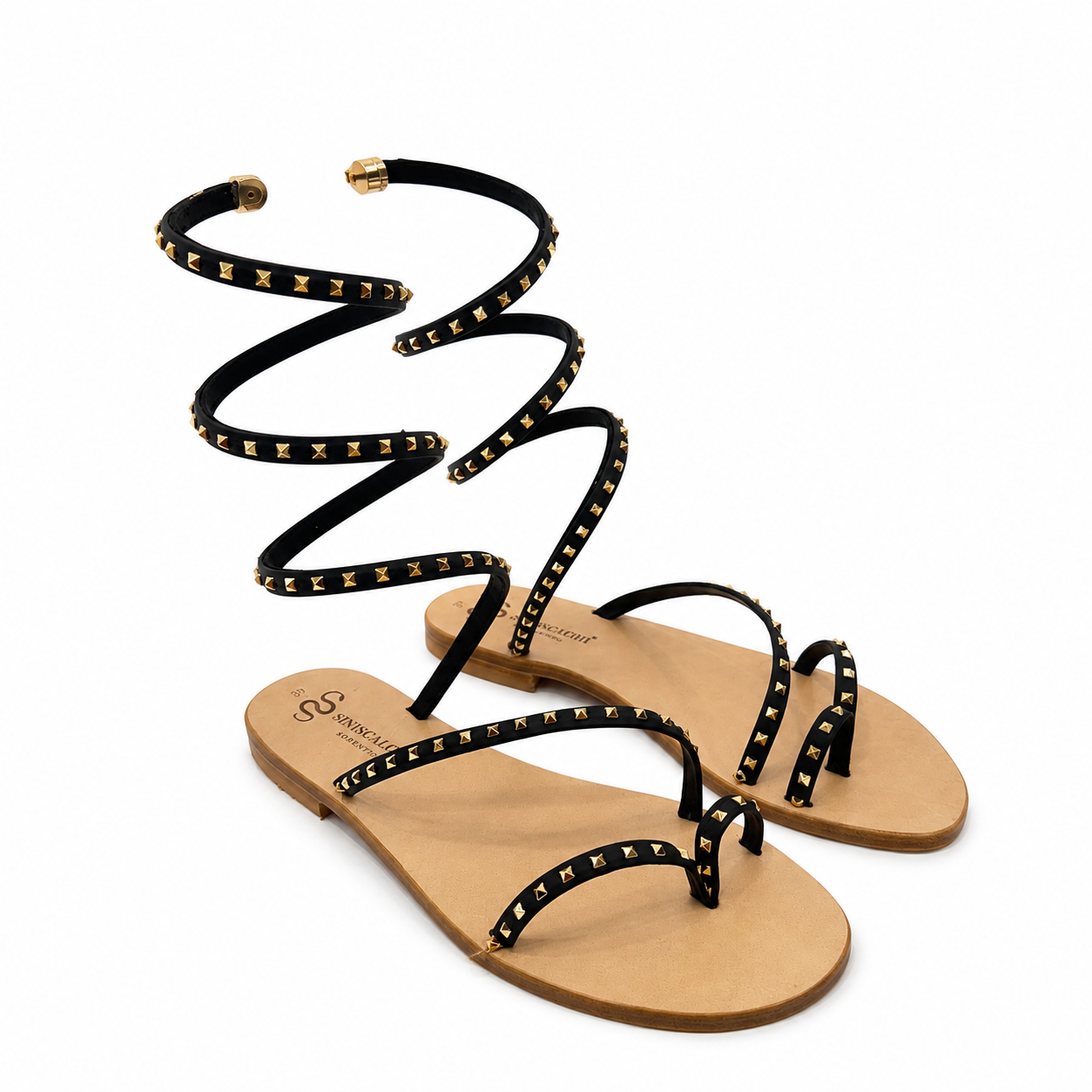 Sandali Borchie Spirale
