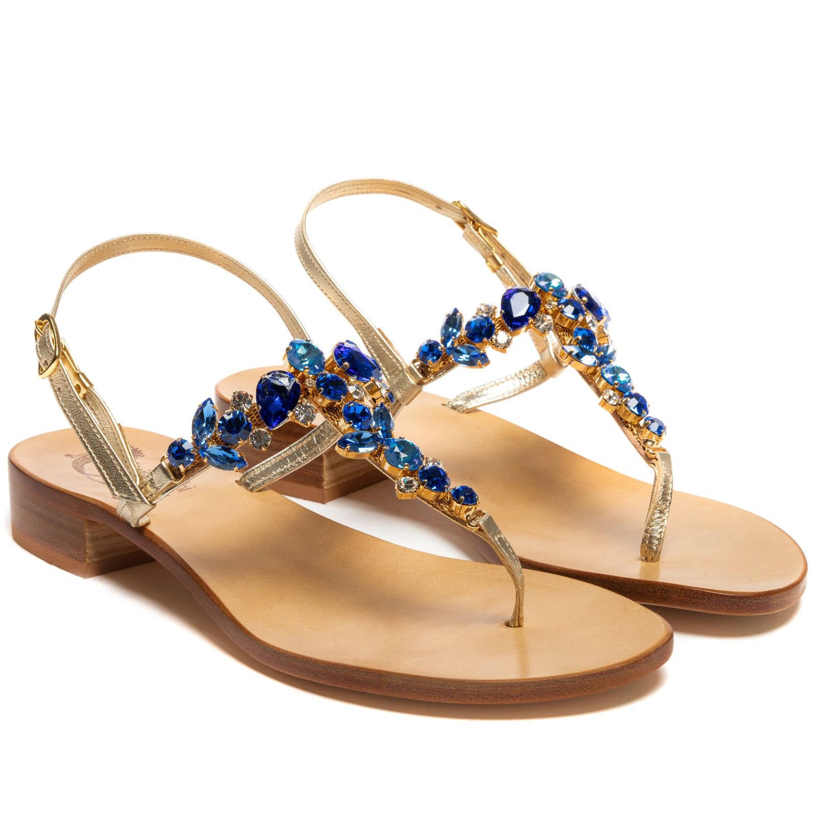 Sandals Emilia Green/Blue