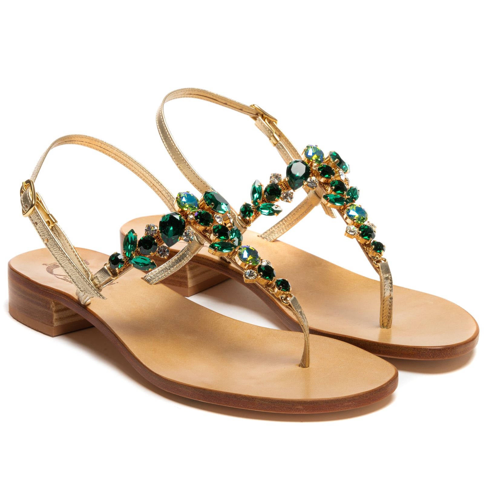 Sandals Emilia Green/Blue