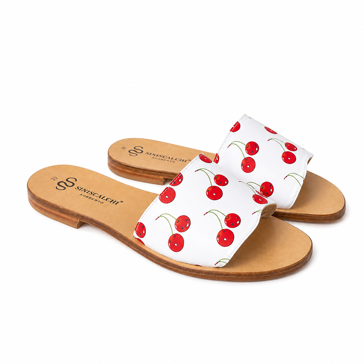 Sandali Fascia Cherry