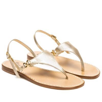Sandals Ketty, Color: Gold, Size: 34