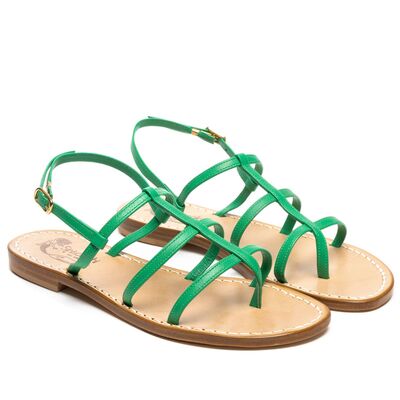 Sandals Lorenza, Color: Green, Size: 34