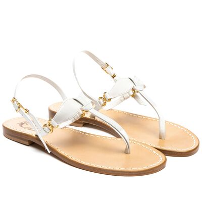Sandals Papillon, Color: White, Size: 35