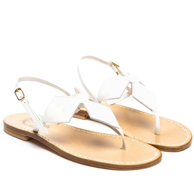Sandals Roberta, Color: White, Size: 35