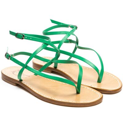 Sandals Veronica, Color: Green, Size: 34