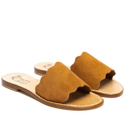 Sandals Ondina, Color: Cammel suede, Size: 35