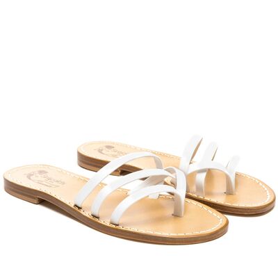 Sandals Mery, Color: White, Size: 35