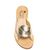 Sandals Orietta, Color: Gold, Size: 34, 3 image