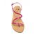 Sandals Siena, Color: Fuxia python, Size: 34, 3 image
