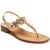 Sandals Dalila, Stone color: Gold, Size: 34, 2 image