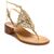 Sandals Noemi, Stone color: Gold, Size: 35, 2 image
