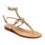 Sandals Katia, Stone color: Oro/Bianco, Size: 34, 2 image
