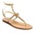 Sandals Savona, Stone color: Gold, Size: 34, 2 image