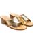 Sandals Orietta, Color: Gold, Size: 34