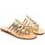 Sandals Pompei, Color: Gold, Size: 41