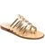 Sandals Pompei, Color: Gold, Size: 34, 2 image