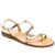 Sandals Siena, Color: Gold, Size: 34, 2 image