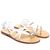 Sandals Giada Gladiator, Color: White, Size: 42