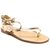 Sandals Capri, Color: Gold, Size: 34, 2 image