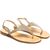 Sandals Ketty, Color: Platinum glitter, Size: 34