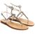 Sandals Serena, Stone color: Silver, Size: 37
