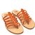 Sandals Pompei, Color: Orange python, Size: 34, 5 image