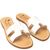 Sandals H, Color: White, Size: 36, 5 image