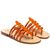 Sandals Pompei, Color: Orange python, Size: 40