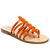 Sandals Pompei, Color: Orange python, Size: 34, 2 image