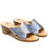 Sandals Orietta, Color: Violet laminate, Size: 34