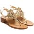 Sandals Elodie, Stone color: Gold, Size: 35