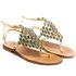 Sandals Noemi Turquoise, Stone color: Turchese, Size: 34