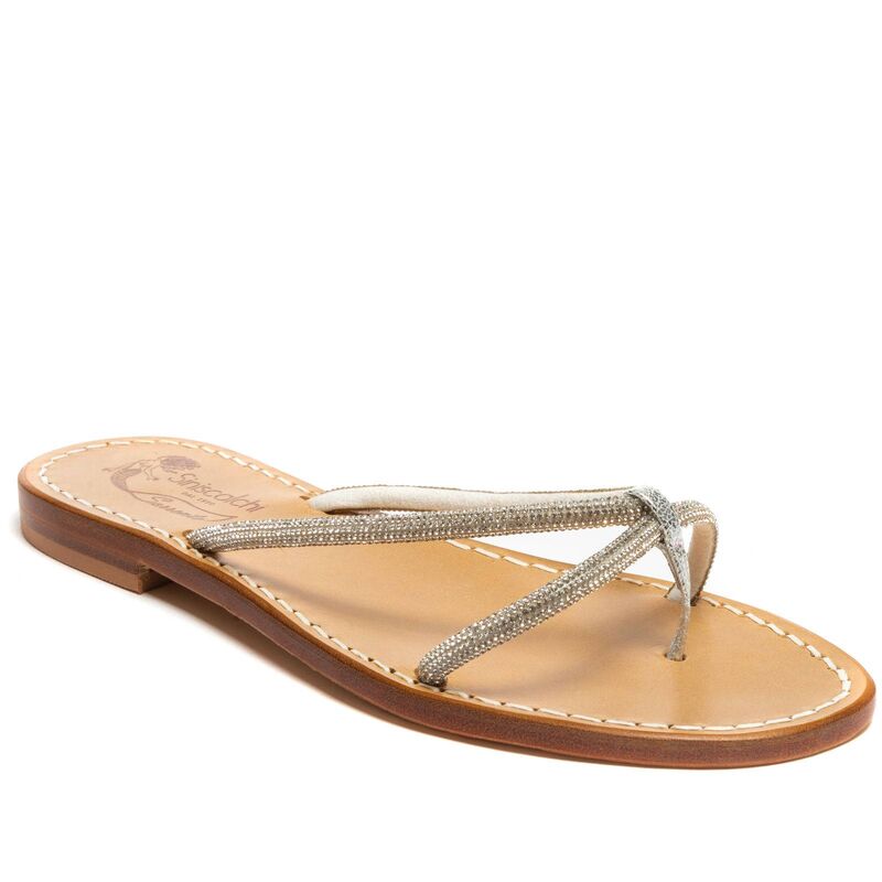 Sandals Nizza Luxury, Stone color: Crystal, Size: 34, 2 image