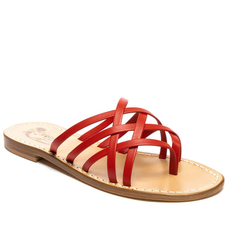 Sandals Maiori, Color: Red, Size: 34, 2 image