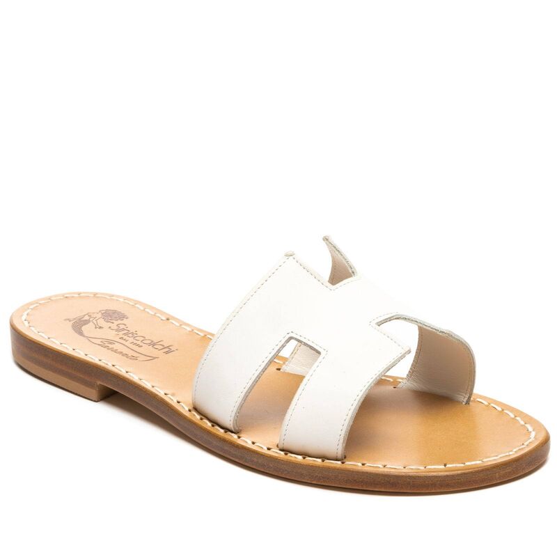 Sandals H, Color: White, Size: 37, 2 image