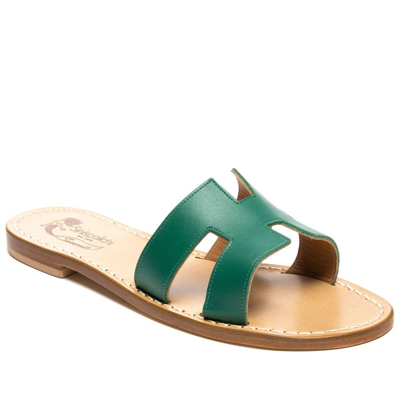 Sandals H, Color: English green, Size: 35, 2 image