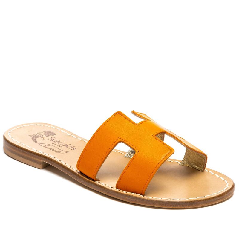 Sandals H, Color: Orange, Size: 42, 2 image