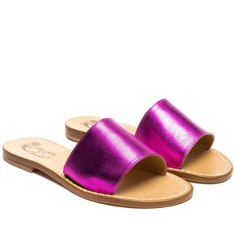 Sandals Fascia, Color: Fuxia laminate, Size: 37