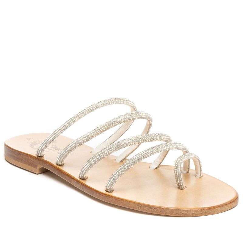 Sandals Meta Luxury, Stone color: Crystal, Size: 34, 2 image