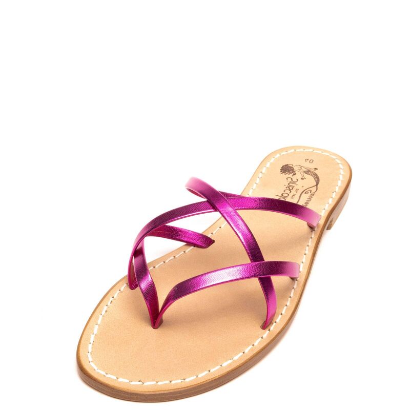 Sandals Minori, Color: Fuxia laminate, Size: 34, 4 image