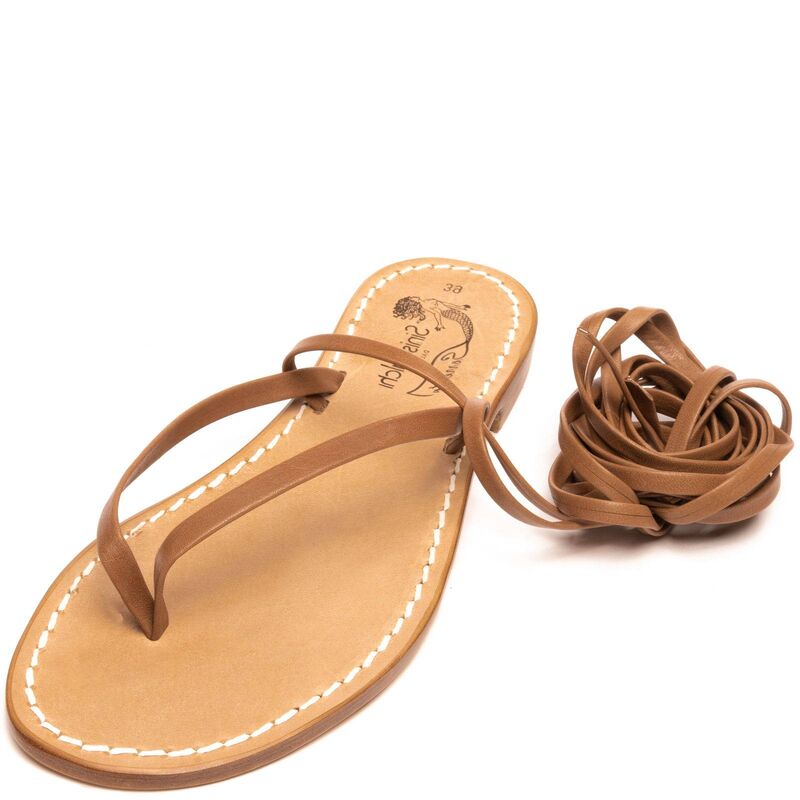 Sandals Capri, Color: Brown, Size: 34, 4 image