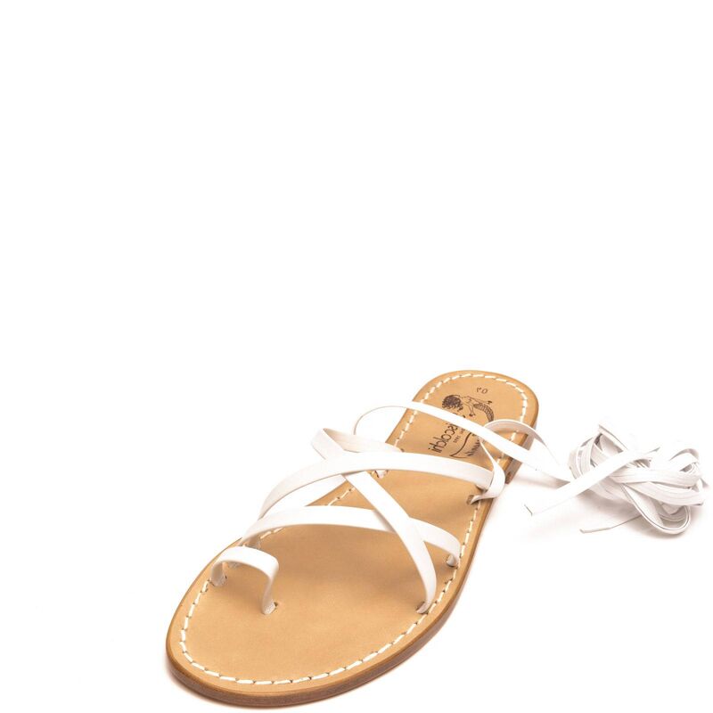Sandals Giada Gladiator, Color: White, Size: 35, 4 image