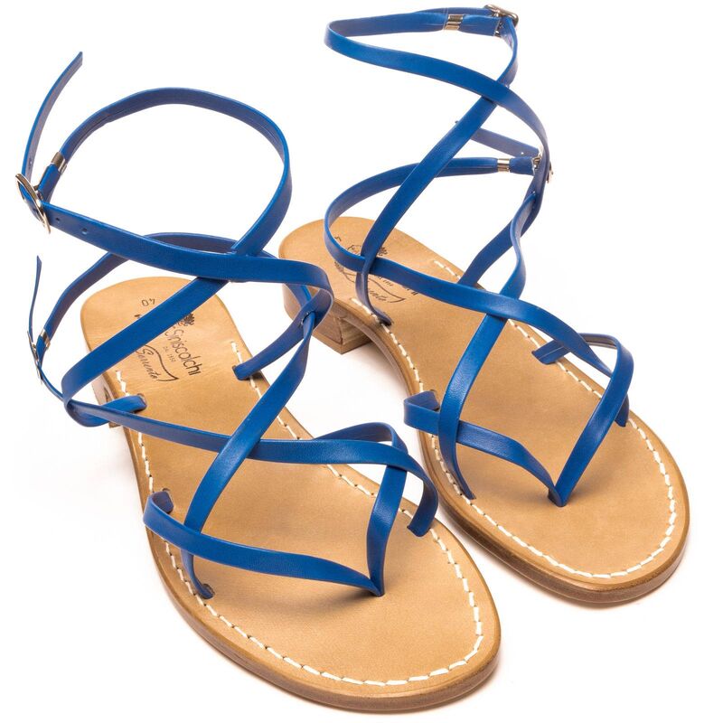 Sandals Vittoria, Color: Bluette, Size: 35, 5 image