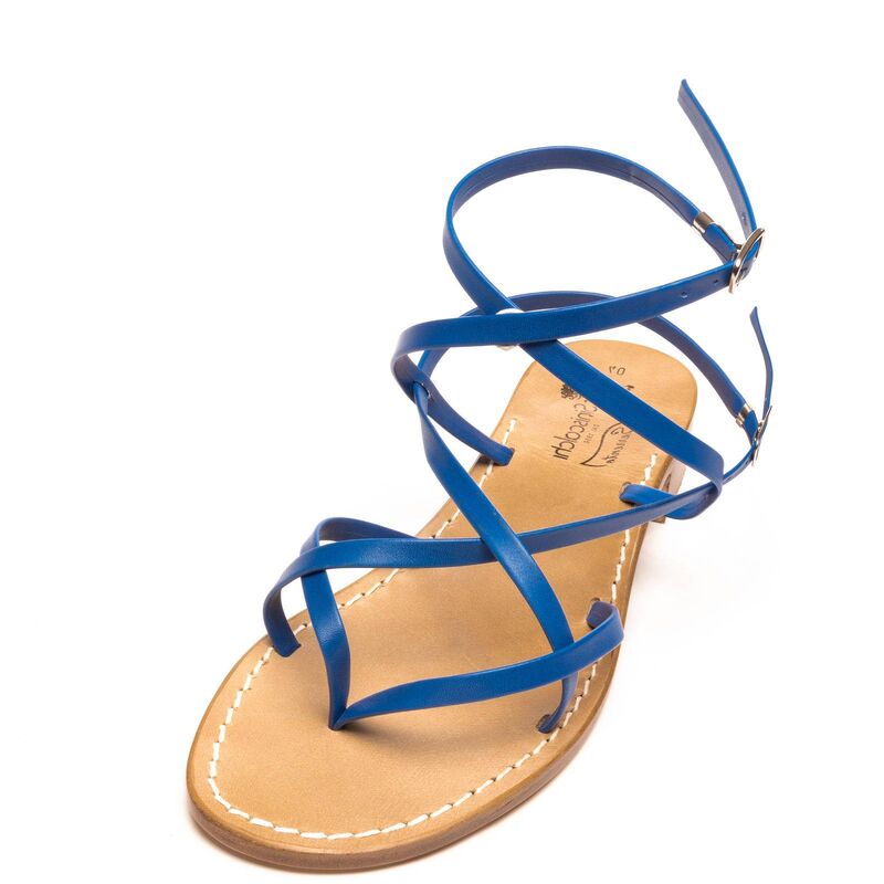 Sandals Vittoria, Color: Bluette, Size: 41, 4 image