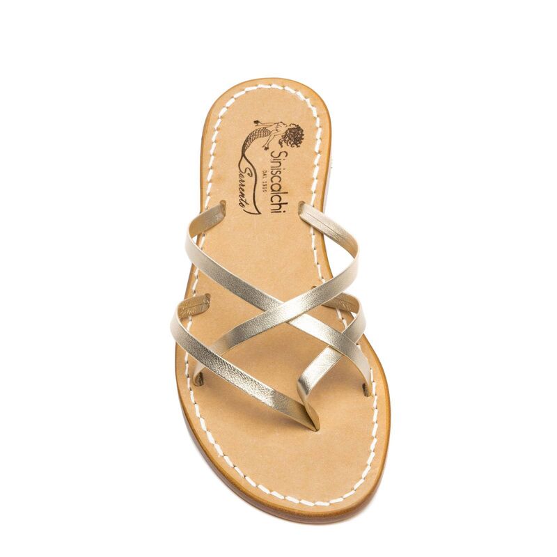 Sandals Minori, Color: Gold, Size: 34, 3 image