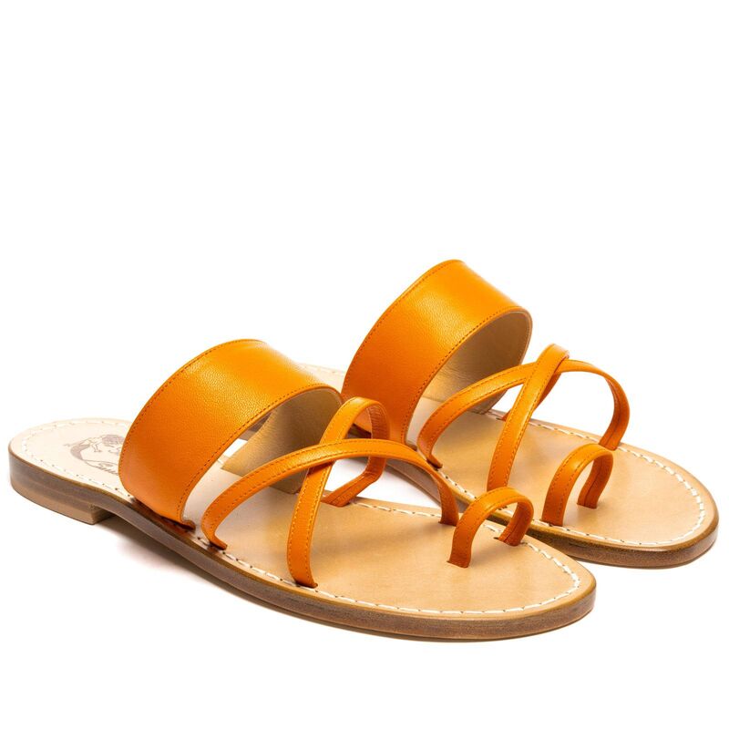 Sandals Praiano, Color: Orange, Size: 35