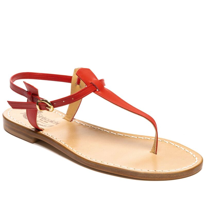 Sandals Maratea, Color: Red, Size: 35, 2 image